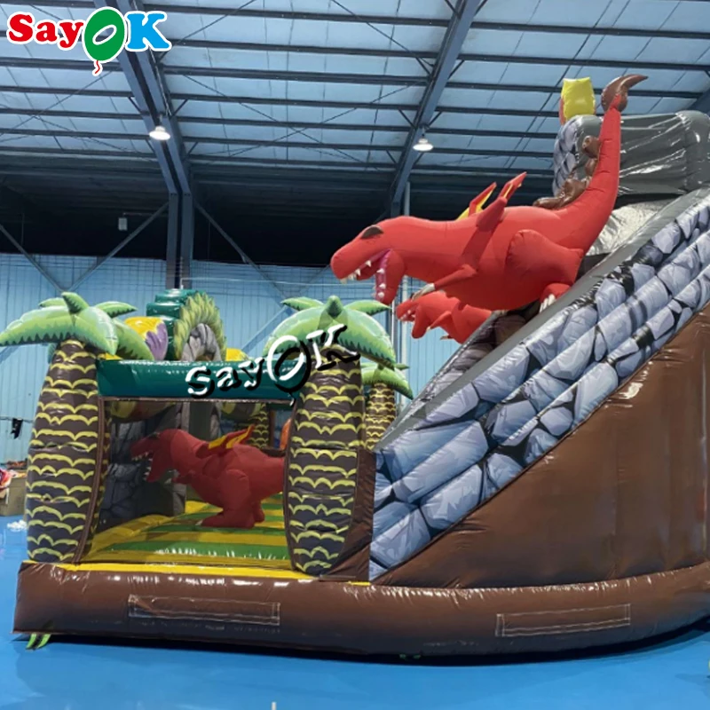 Giant Jurassic Dinosaur Inflatable Bouncer Jumping Bouncy Castle Bounce