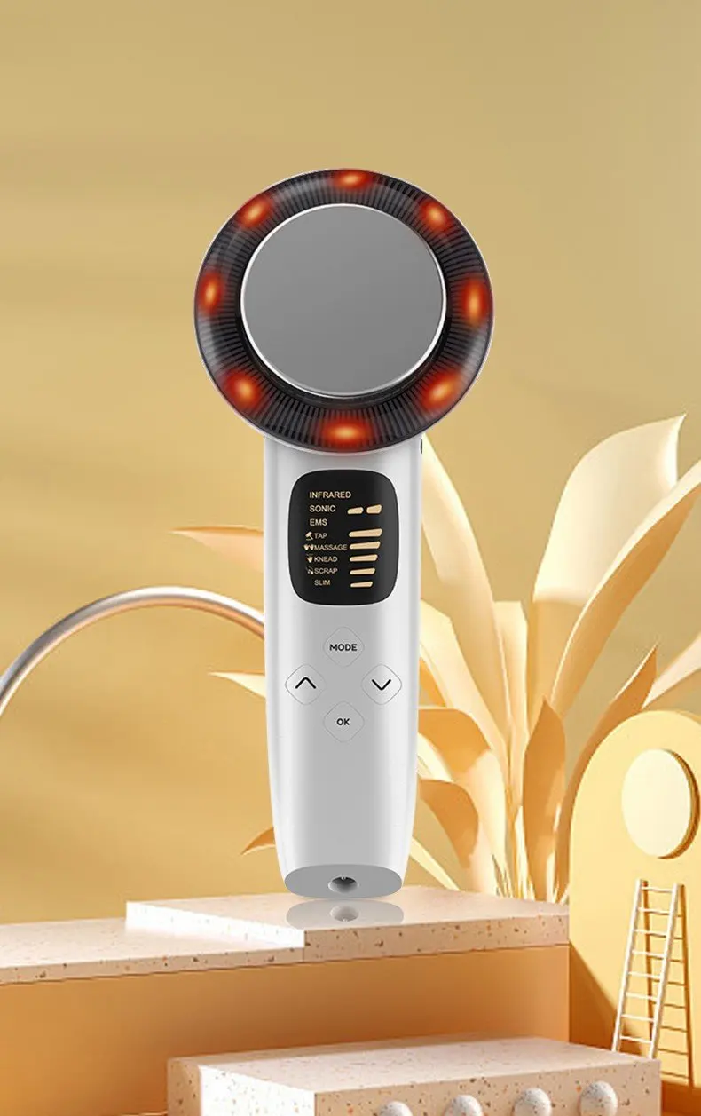 Ems Microcurrent Face Skin Care Facial Smassager Fat Cellulite Remover