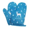 Deer on blue background