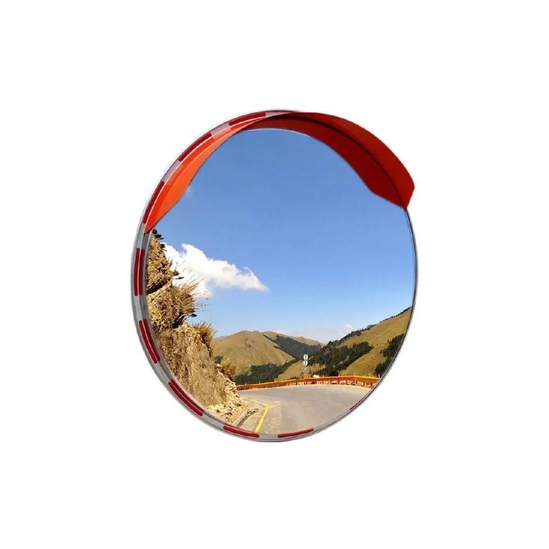Outdoor Round Safety Polycarbonate Road Traffic Convex Corner Mirror