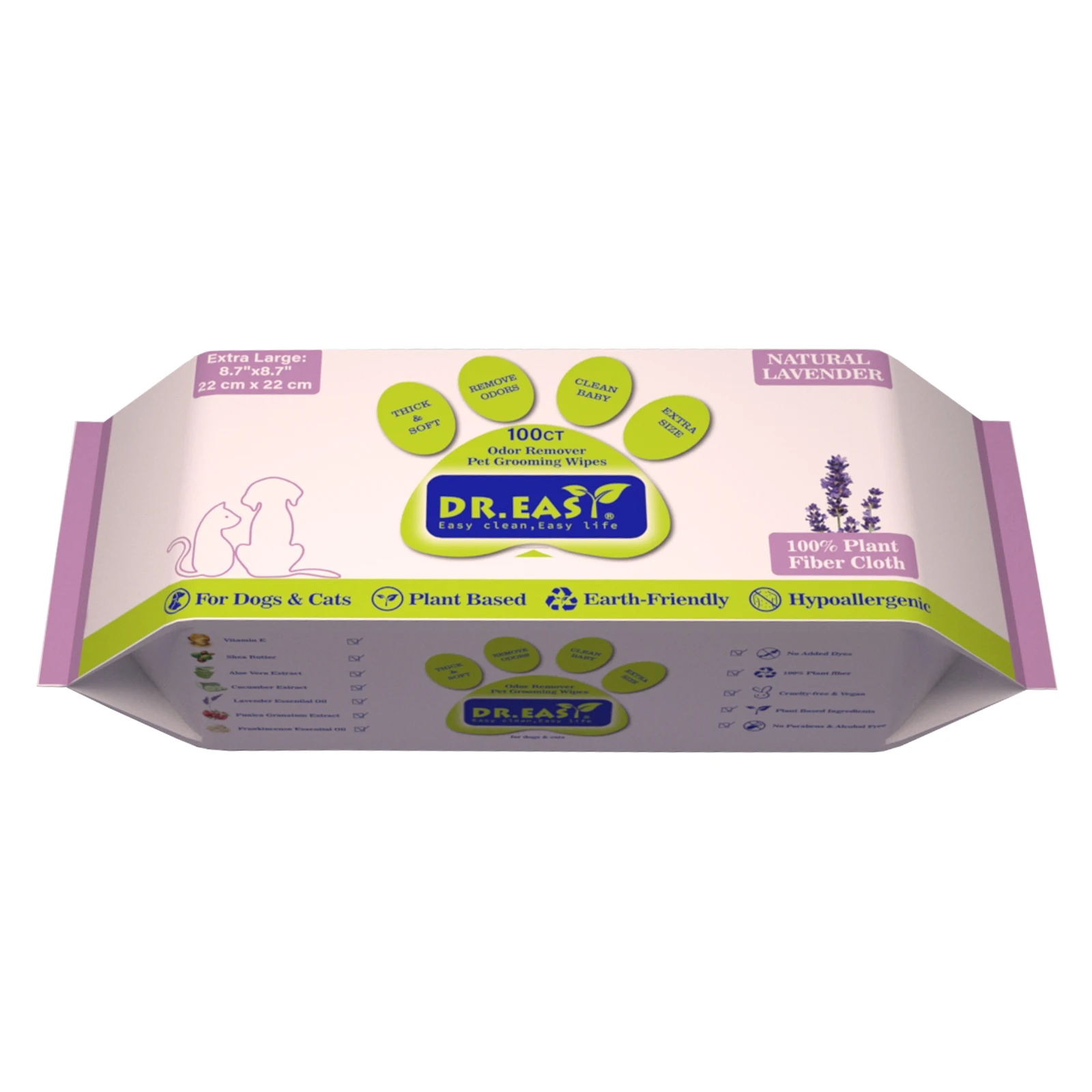 Disposable Pet Hygienic Wipes Wash-free Pet Cleaning Wet Wipes