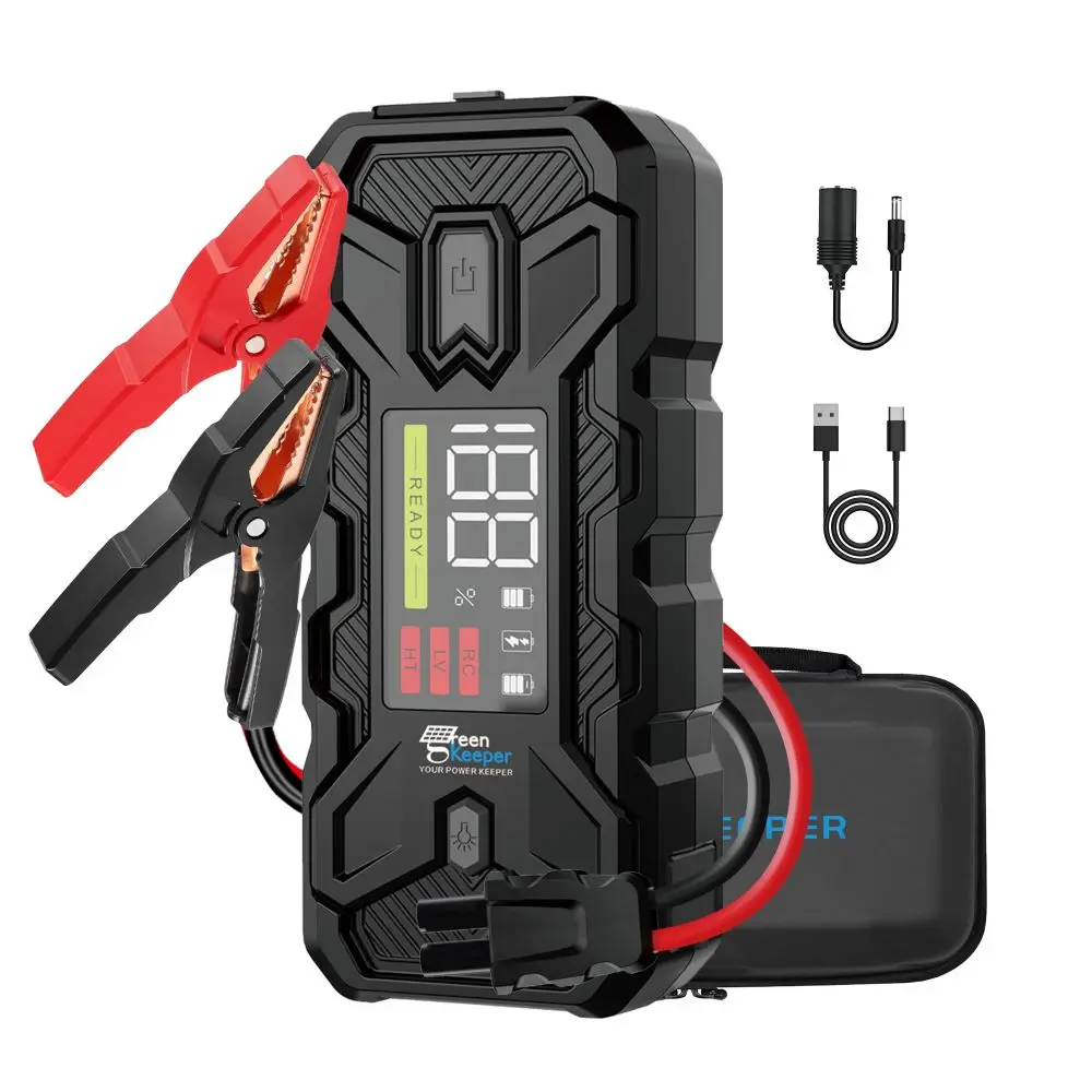 TOPDON JS3000 Jump Starter Power Bank, Jump Starter Car Battery Booster For Up To 9L Petrol & 7L Diesel Engines, Car Starter Power Pack With Jump Cable/EVA Bag/Built-in LED, 24000 MAh - View #11