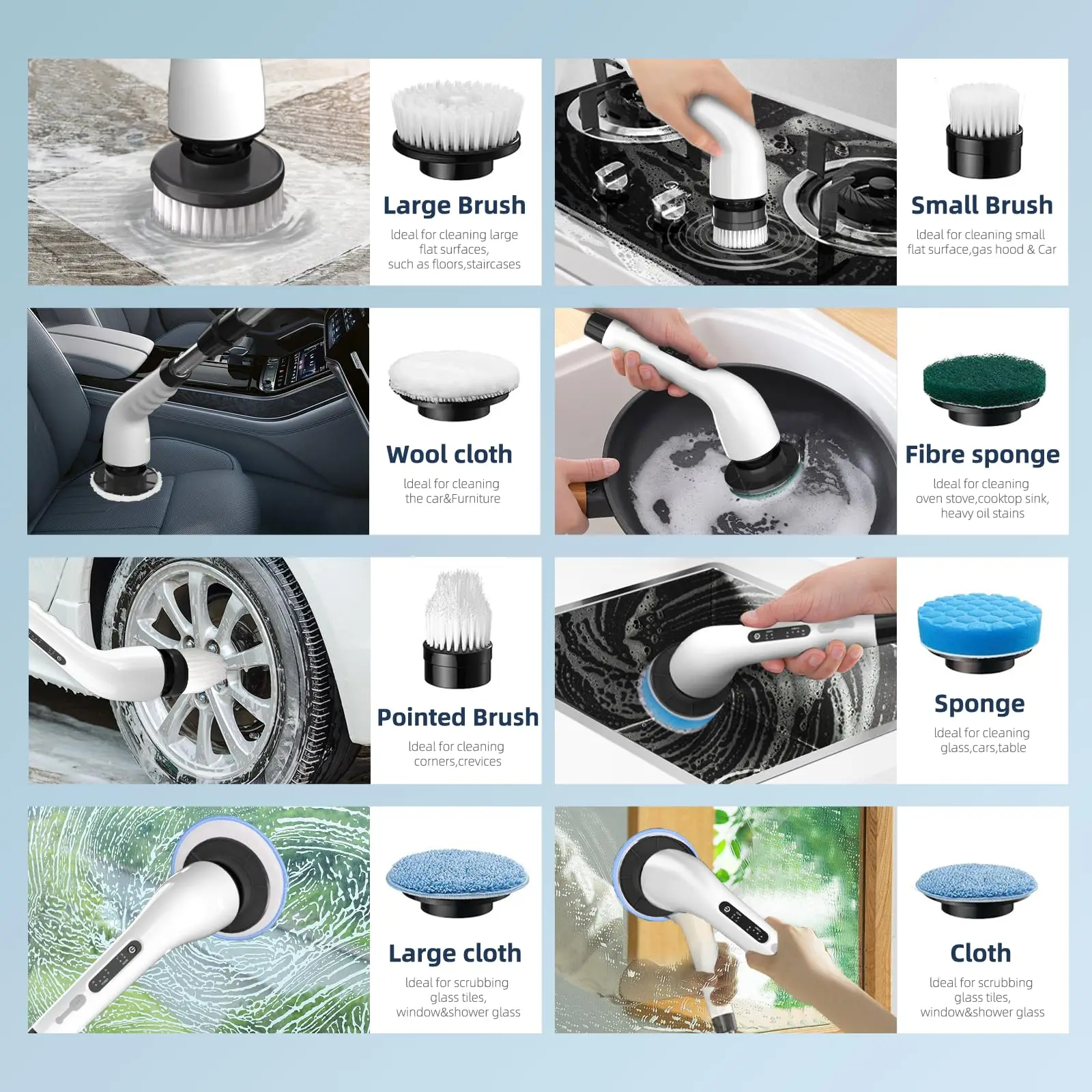 Electric Cleaning Brush - Versatile and Sustainable
