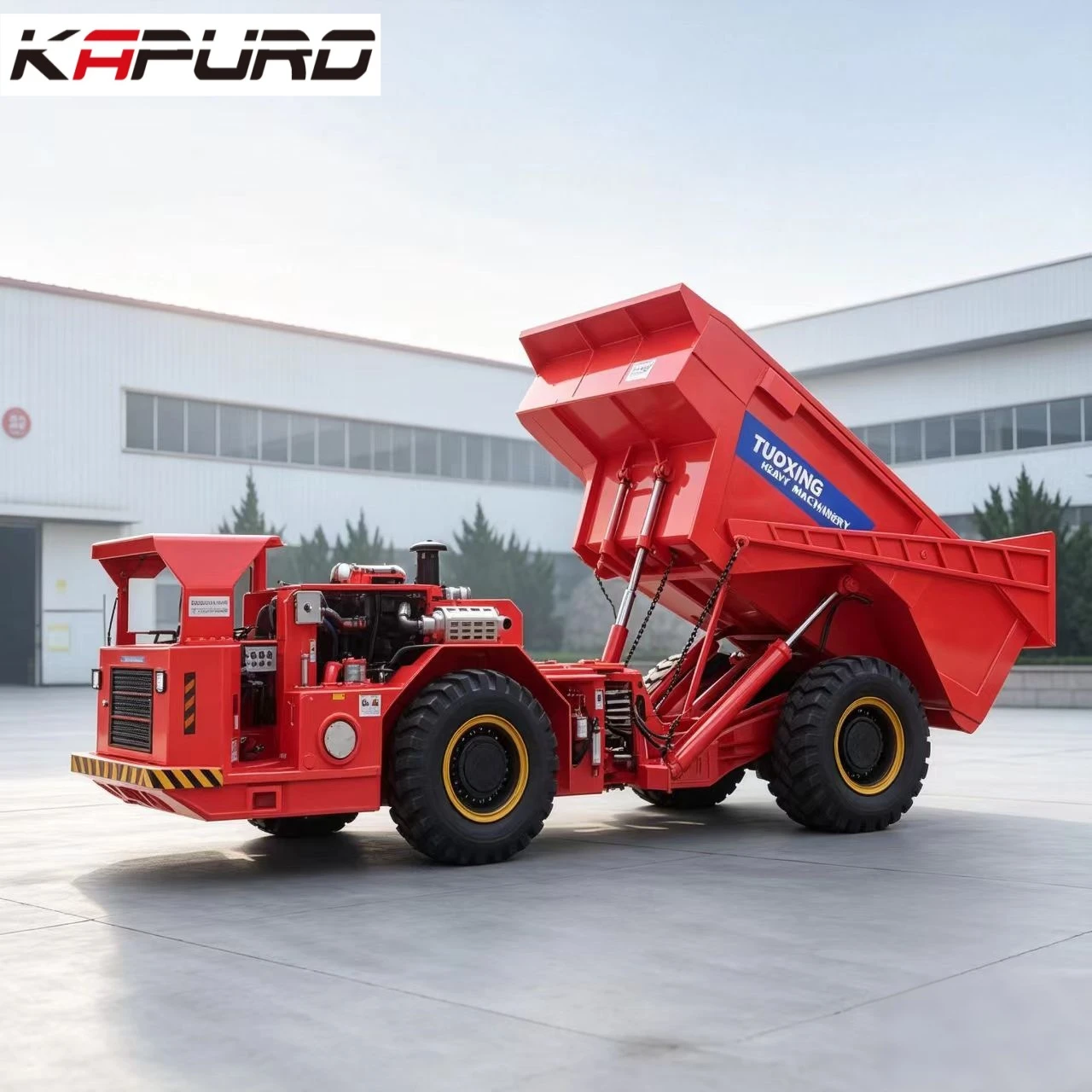 TU-12 High Capacity 12t Underground Mining Truck with 6m3 Reinforced Bucket for Ore Transport