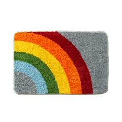 Новый голый коврик для ванной машинная стирка разноцветный супер-коврик мытья воды