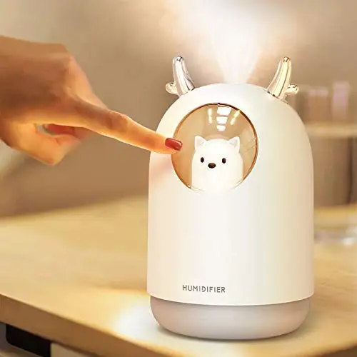 Mini Adjustable Aromatherapy USB Led Light Air Diffuser Home Appliance Essential Oil Deer Humidifier