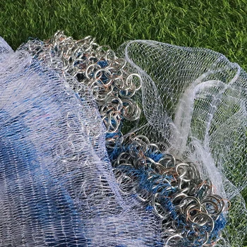 7ft-18ft American Style Fishing Net Pull Rope Cast Net Lead Sinker Fishing Net 7ft-18ft American Style Fishing Net Pull Rope Cast Net Lead Sinker Fishing Net