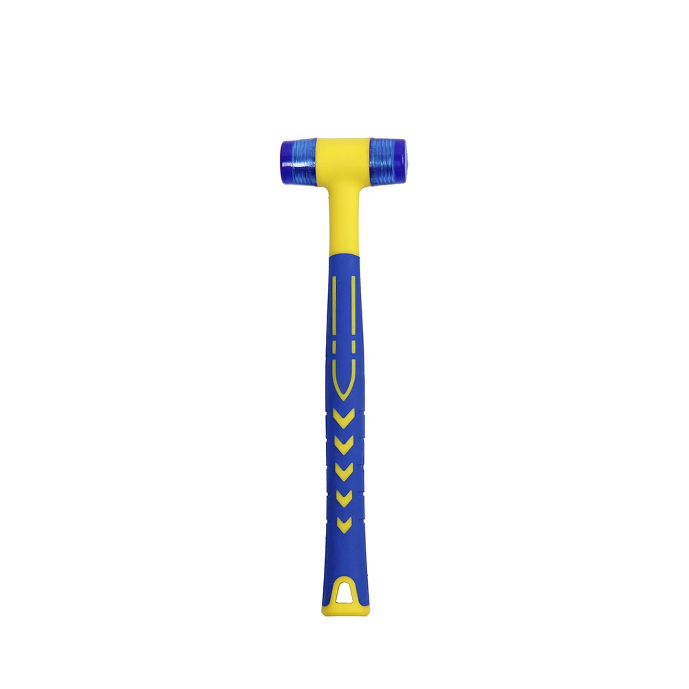 Rubber Mallet, 40 mm Rubber Mallet Hammer Small Double?Faced Soft  Fiberglass Handle Hammer, for Leather Crafts, Jewelry, Flooring  Installation 