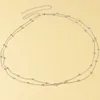 Silver Heart Double-Layer Waist Chain