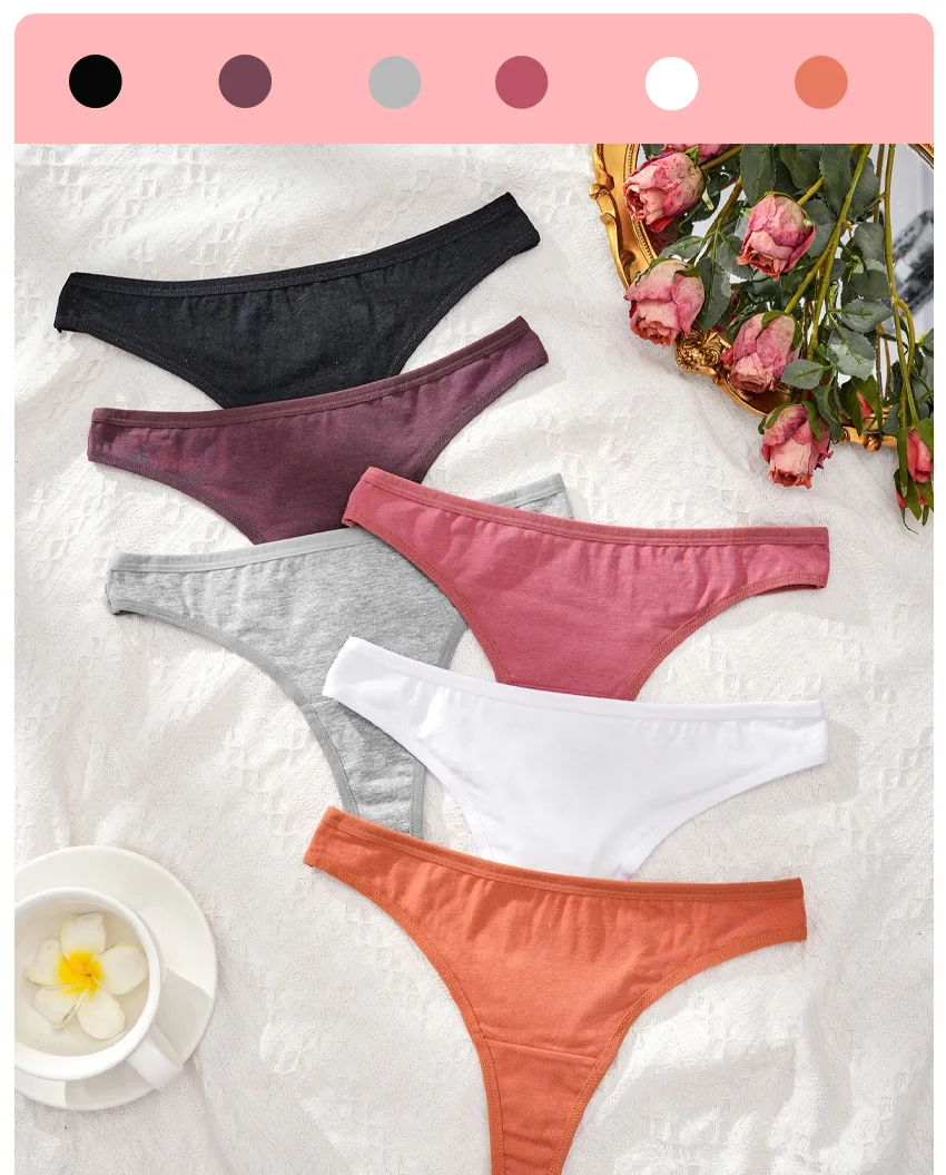 Wholesale New Arrival Cotton Women's Panties Breathable and Antibacterial Ladies Panties Women's Underwear Custom OEM Supplier