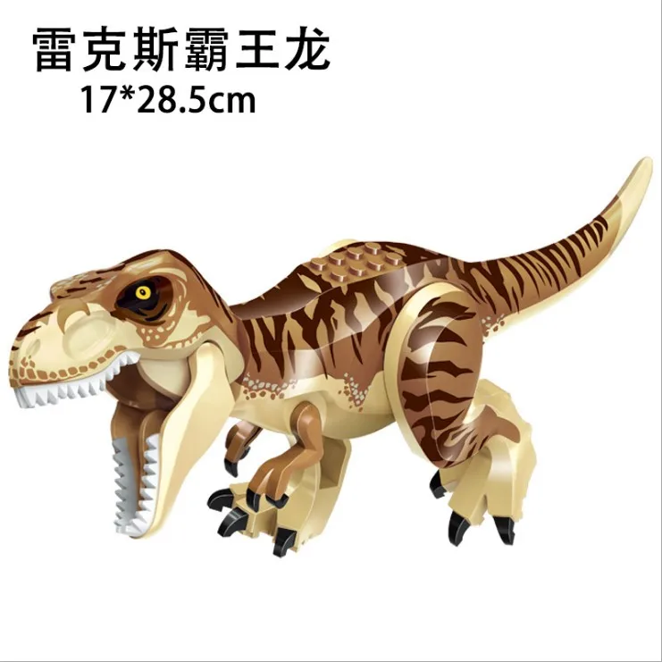 Educational Diy Toy 10 Styles Jurassic Dinosaur Building Block Toy 