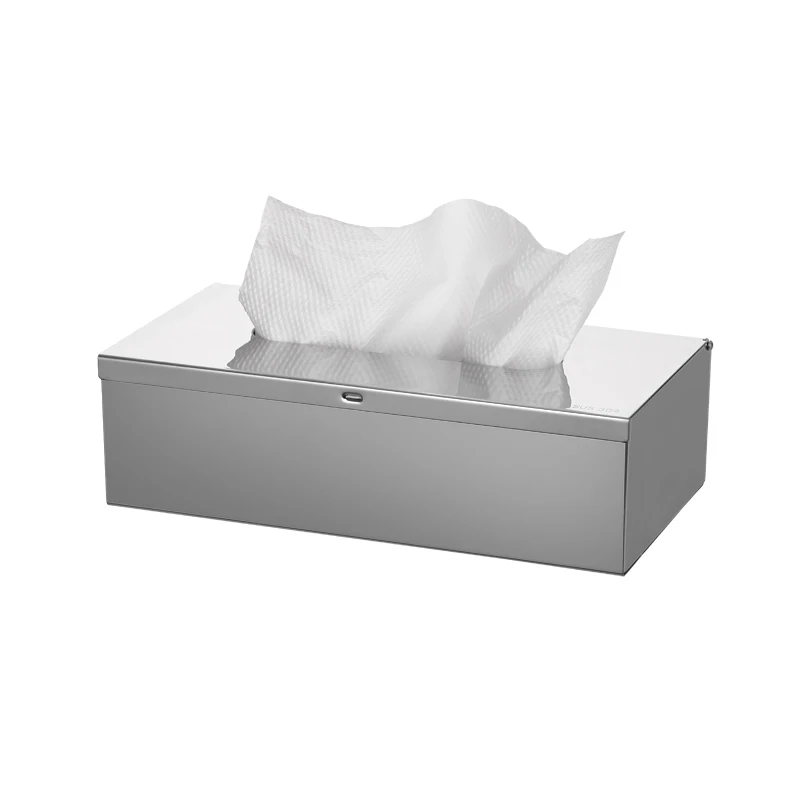Hotel Napkin Stainless Steel Paper Tissue Storage Paper Holder Paper