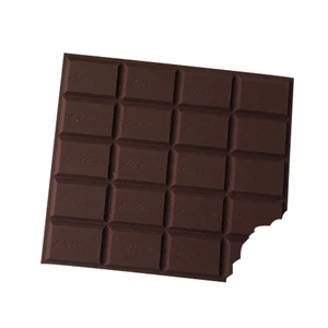 LIUSHUN New Cute 100-Page Chocolate Shaped PVC Cover Paper Memo Pad Printed Loose-Leaf Notepad for Kids Promotional Gift