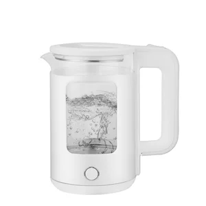 Made in China Wholesale Manufacturing in Reasonable Price Glass Tea Decorative Parts Temperature Controlled Electric Kettle