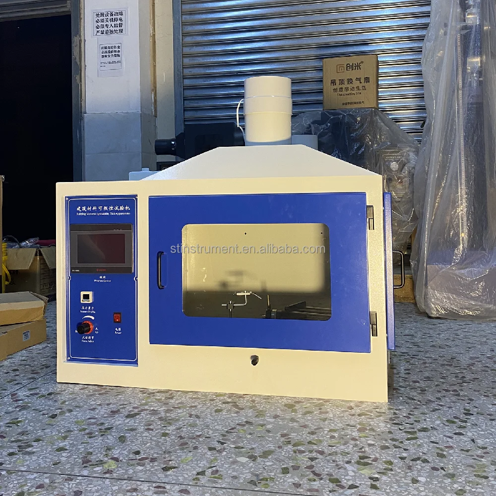 Iso11925 Flammability Testing Machine Furnace For Testing Combustion