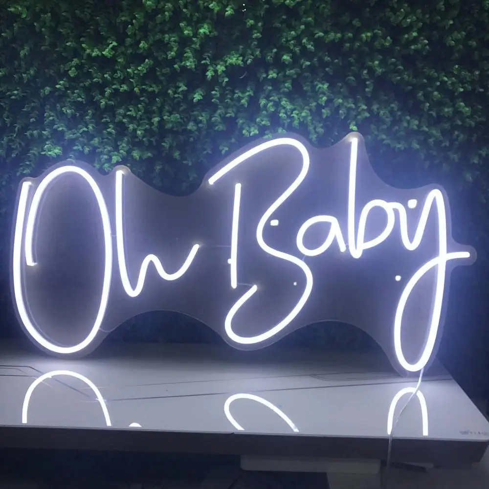 Праздничное украшение маленькая портативная батарея/USB-питание акриловая светодиодная неоновая вывеска на заказ для