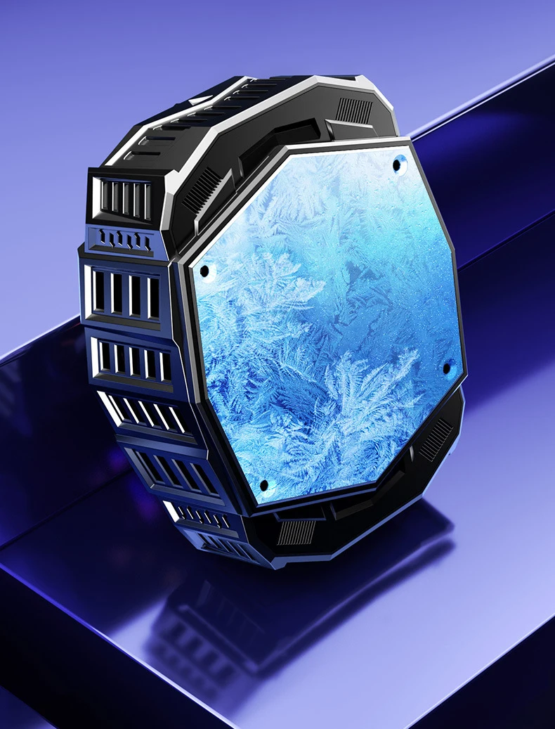 SL03 Magnetic Phone Cooler with Built-in 1200 Mah Battery Portable Gaming Wireless Phone Cooler Fan Semiconductor Cooler