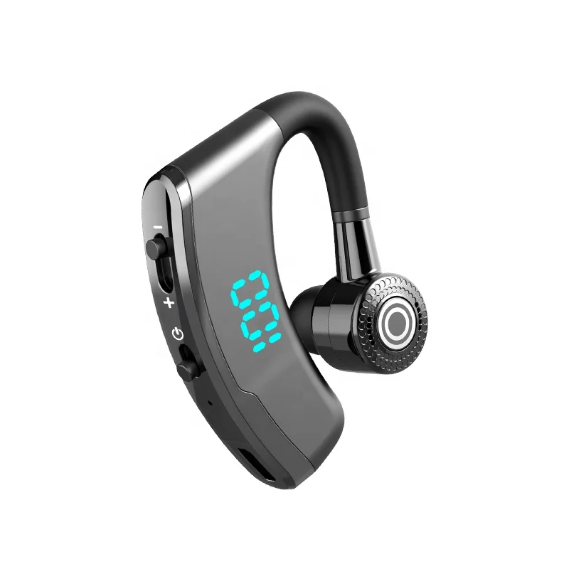 Wireless Bluetooth Earphone Ear Hook Business Single Headphone With Mic Handsfree Drive Call Sports Headset Earbud for Phones