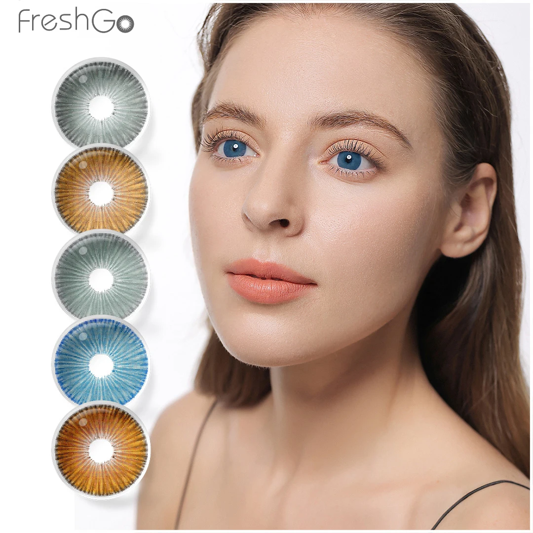 HOT ocean style wholesale colored contacts natural look China yearly batis eye contact lenses color contact lens