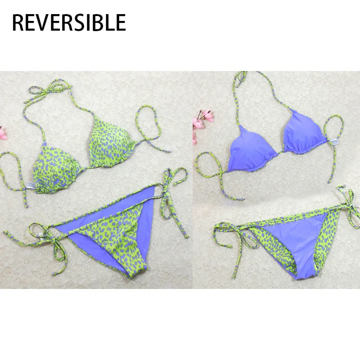 Customized 2023 Bikini Styles Patterns R Floral Recycled Reversible