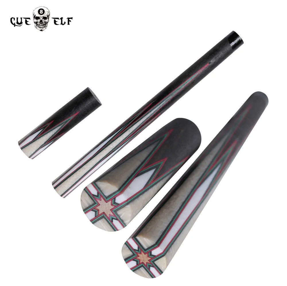 CUEELF Handmade Inlay 3C Technology Billiard Pool Cues Carom Cues New Design Half  Finished for Butt