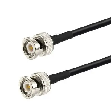 Coaxial cable 50 ohm RG316D double braids  with black matte TPU jacket