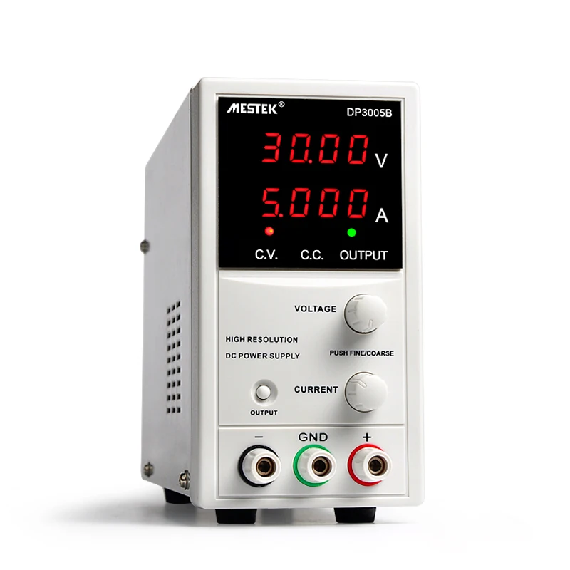Practical Tool Regulated DC Power Supply with High Precision and High Stability Output 30V 5A Coding Switch Mestek DP3005B