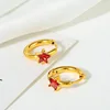 Pendientes Gold 0061 rojos
