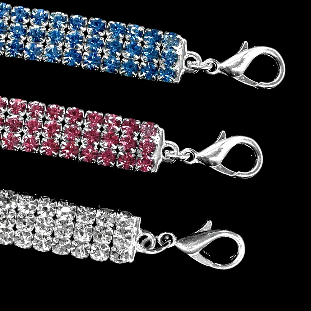 Bling Rhinestone Pet Dog Jewelry Necklace Crystal Jewellery Chihuahua Dog Collar 