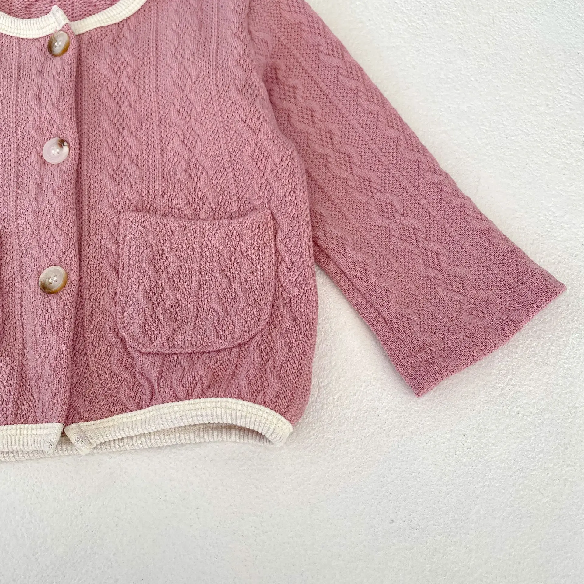 Engepapa Spring Infant 03 Years Old Twist Cardigan Children Boys