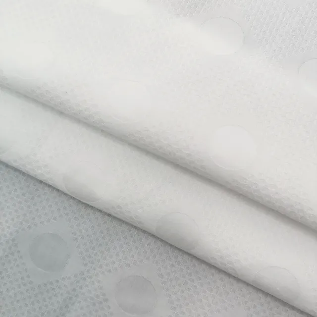 Cotton honeycomb check circle pattern jacquard fabric Spring and autumn women's skirt shirt fabric SS20206