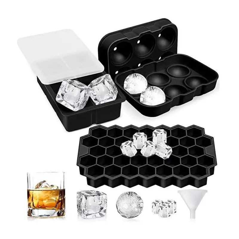 1pc Round Ice Cube Tray, Easy Release Mini Ice Cubes