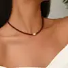 Red Garnet+ Fresh water pearl