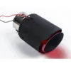 Carbon Look Red Lamp Straight Edge