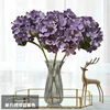 Hortensia individual, azul púrpura.
