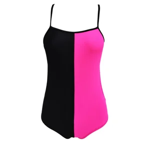 Custom Patchwork Racing Bathing Suit Sports Swimwear Quick Dry One Piece Sleeveless Training Swimsuit for Ladies