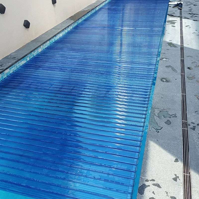 Chinese Factory Pool Inground Outdoor Swimming Pool Cover Retractable Swim Pool Cover Insulated Hard Automatic
