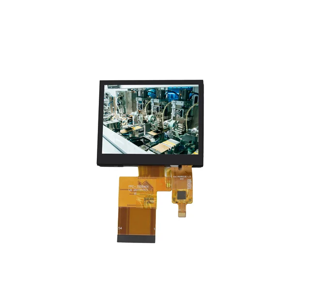 6Serial Chip-White LED Backlight Free View 3.5 Inch ST7272A Driver IC TFT Transmissive LCD
