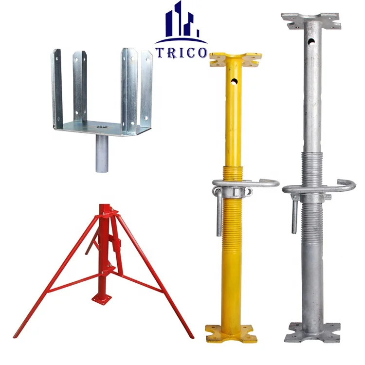 Timber H20 Beam Support Way U Head Jack with Plate Scaffolding Prop Fork  Head