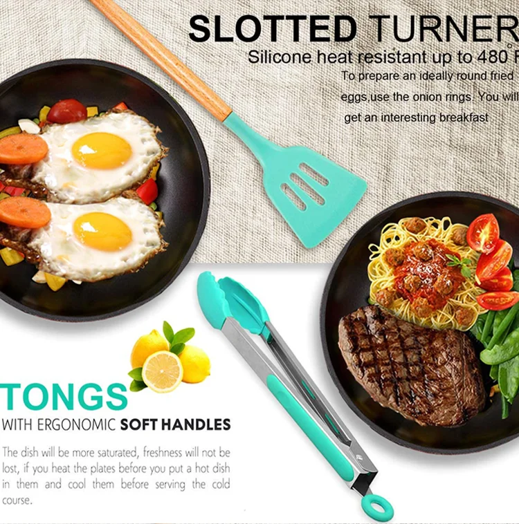 Wholesale Price Kitchen Cooking Utensils Baking Tools Silicone Kitchen