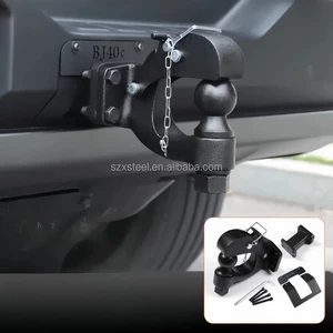 24-25 New Beijing BJ40 Custom Trailer Hook Original Set of Stainless Steel Car Tiger Hook Special Modified Accessory Basic Bj40