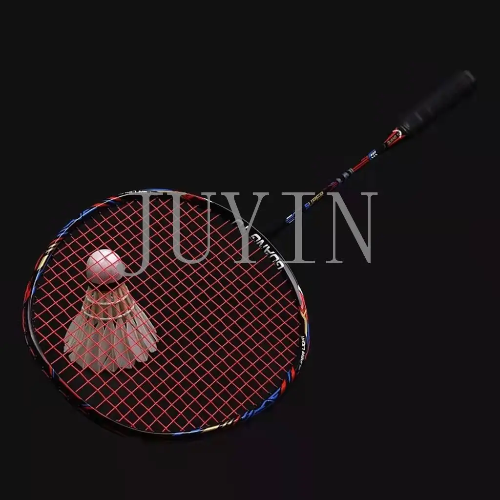 Профессиональная ракетка для бадминтона из углеродного волокна, 32 фунта