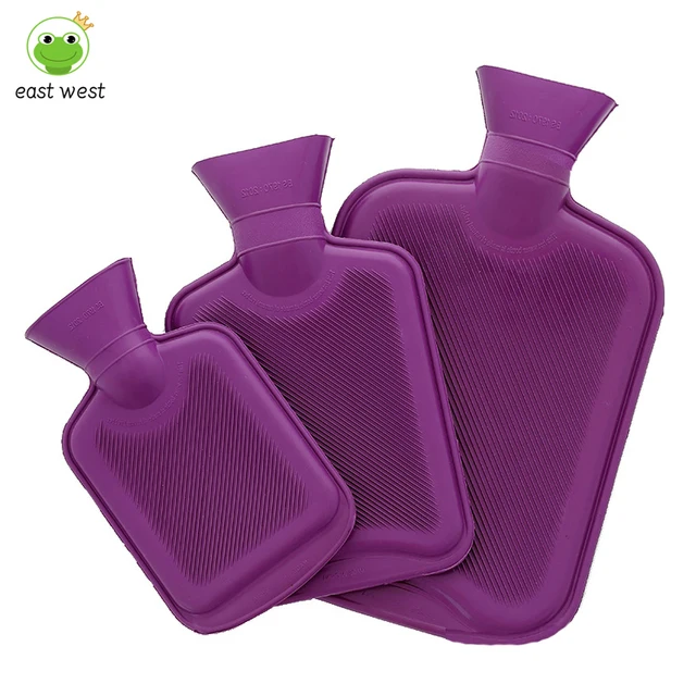 Rubber Hot Water Bag Explosion-proof Water Injection Heating Water Bag for Winter Hand and Stomach Warmth Christmas Gift