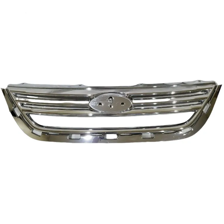 KEBEL Front Bumper Grille OEM AE8Z-8200-AA Car Grilles with 3X+electroplated for Ford Fiesta 11-14 American Version