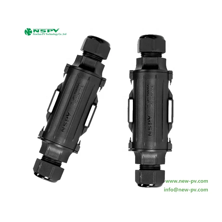 High Quality IP68 Waterproof Solar Fuse Connectors 1500VDC Max. 100A for Power Applications Solar Energy System
