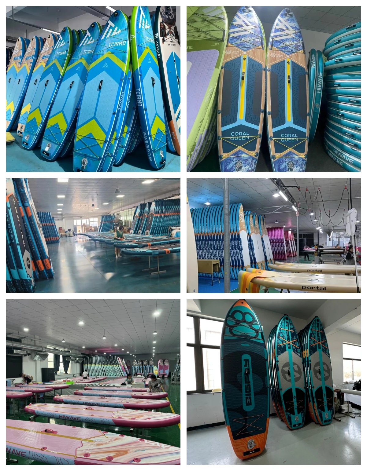 Prancha de Stand Up Paddle (SUP) inflável, tamanho 11'x34''x6'', com costura soldada a quente, disponível para venda no exterior._voghion.com
