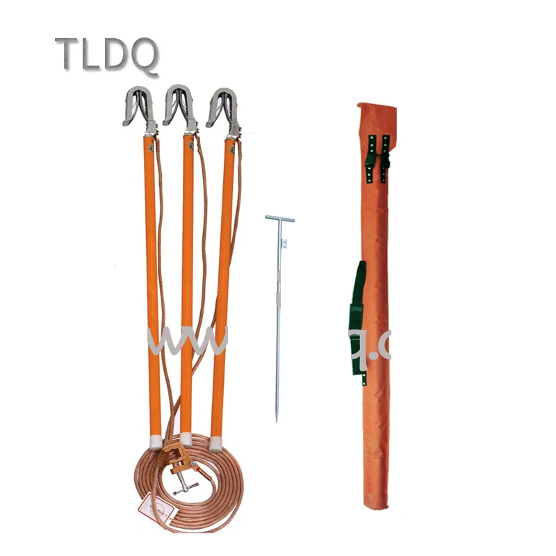 Portable Ground Earth Rod Set with Earthing Wire and Clamp