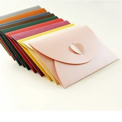 Hot Envelope Hot Stamping Envelopes with Gold Border for Party Invitations Valentine ...