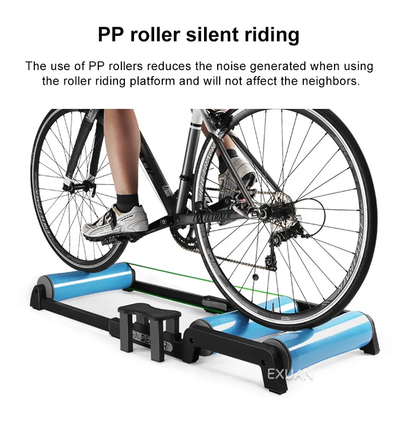 Bike trainer discount rollers indoor home