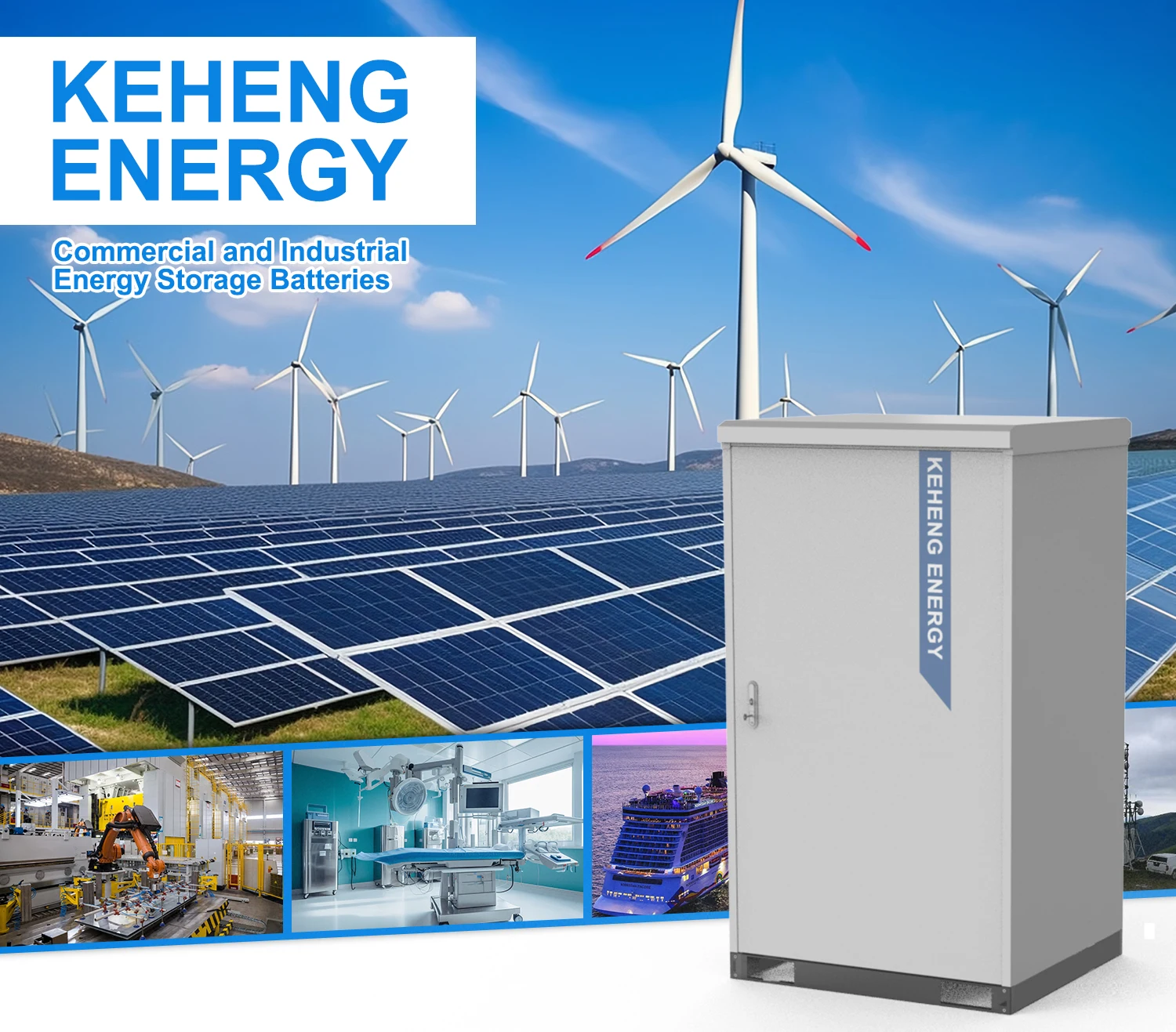 215kwh 100kwh Lithium Batteries for Industrial & Commercial Use